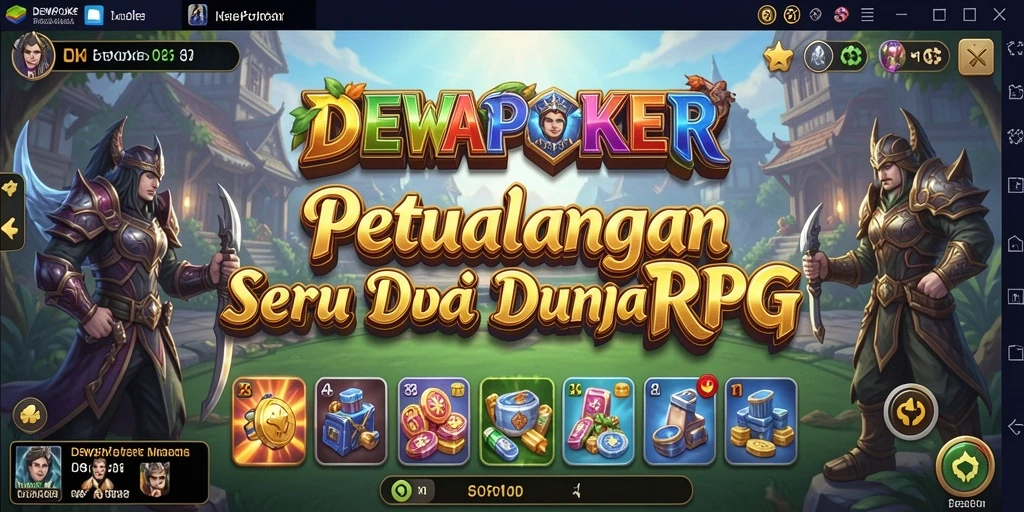 Tampilan gameplay seru DEWAPOKER dengan pertarungan yang mendebarkan.
