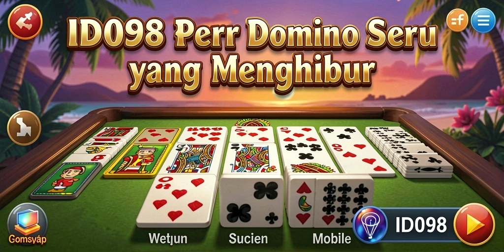 Tampilan gameplay seru dalam permainan Domino yang mendebarkan.