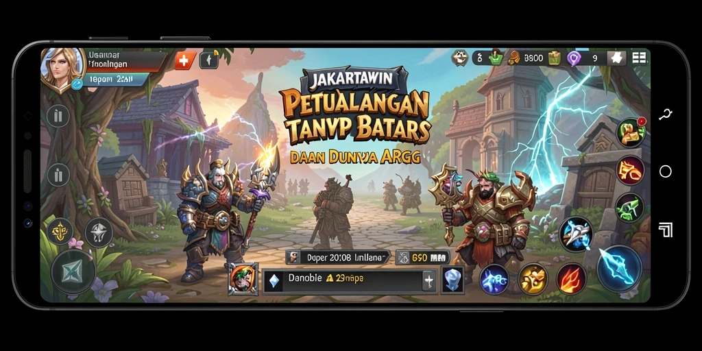 Tampilan menakjubkan dari gameplay ARPG JAKARTAWIN.