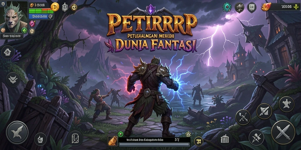 Screenshot utama menampilkan aksi seru dalam PETIRRP.
