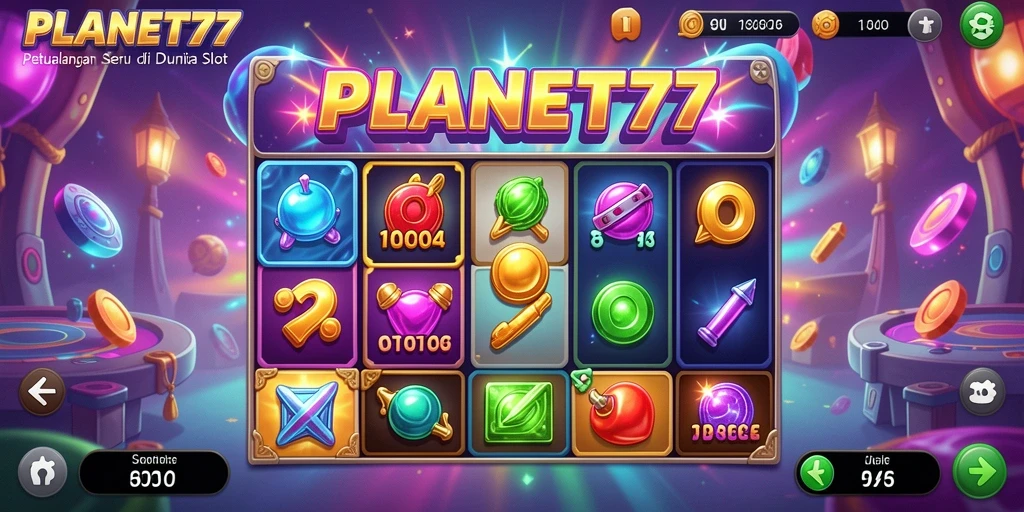 Tampilan gameplay seru di slot PLANET77 dengan fitur menarik.