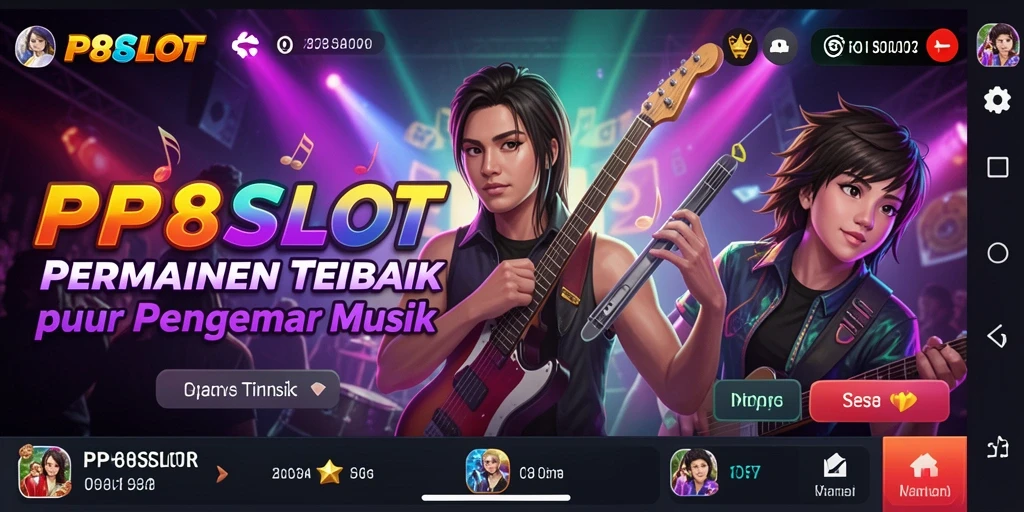 Tampilan gameplay PP8SLOT yang seru dan menantang bagi pemain musik.