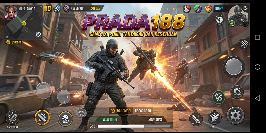 Tampilan seru dari gameplay PRADA188 yang penuh aksi.