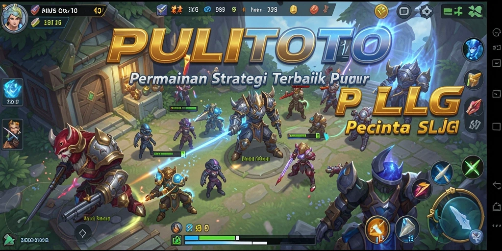 Tampilan PULITOTO saat pertempuran strategi SLG yang seru.