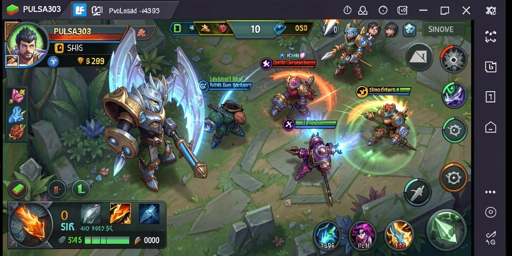 Tampilan gameplay seru dan strategis di PULSA303.